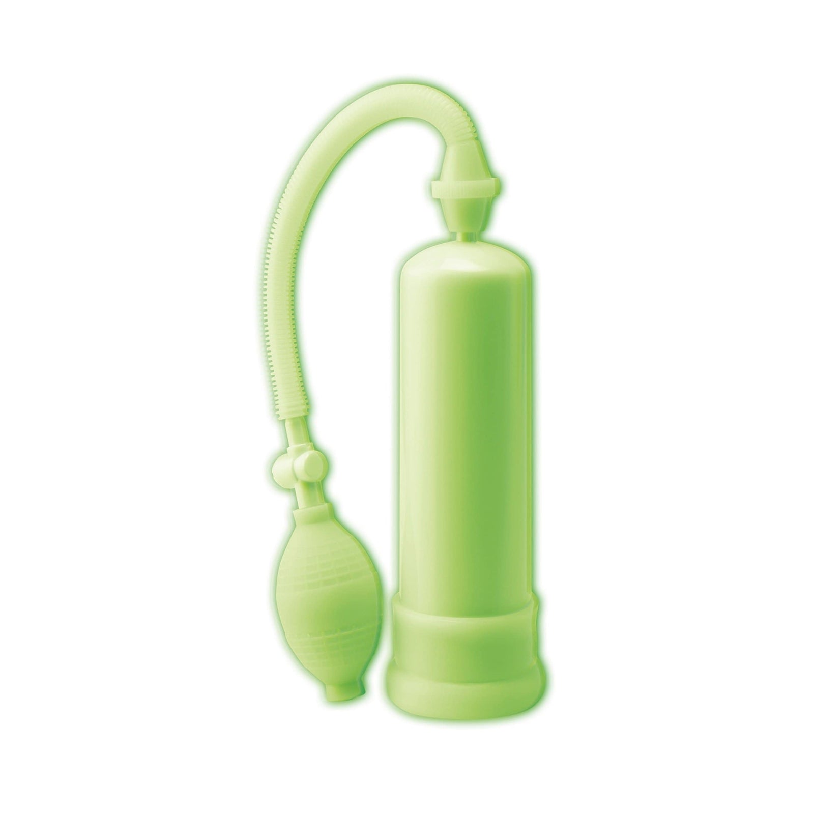 Pipedream - Pump Worx Glow in the Dark Power Penis Pump (Green) - Penis Pump (Non Vibration) Durio.sg