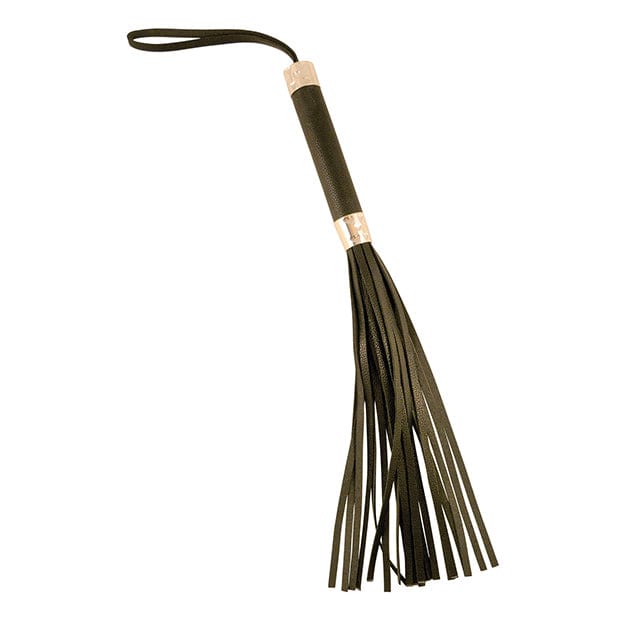 Plesur - PVC Textured Flogger BDSM (Black) - Flogger Durio.sg