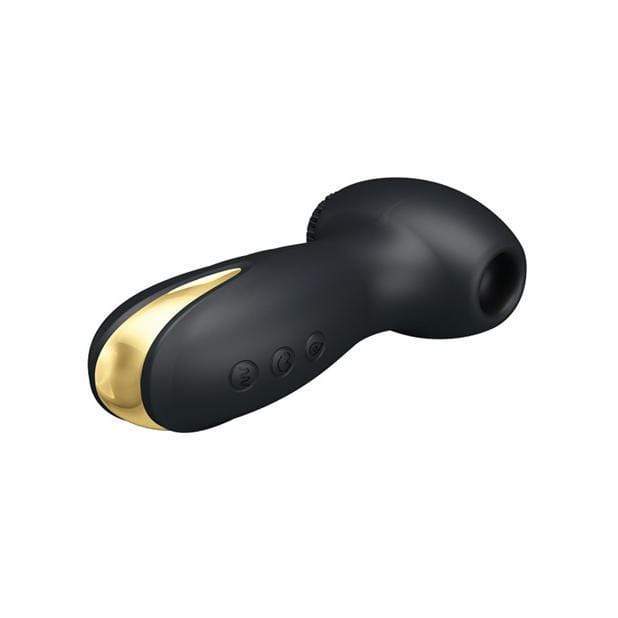 Pretty Love - Royal Pleasure Hammer Suction Vibrator (Black) - Clit Massager (Vibration) Rechargeable Durio.sg