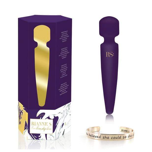 Rianne S - Bella Mini Body Wand Massager (Purple) - Wand Massagers (Vibration) Rechargeable Durio.sg