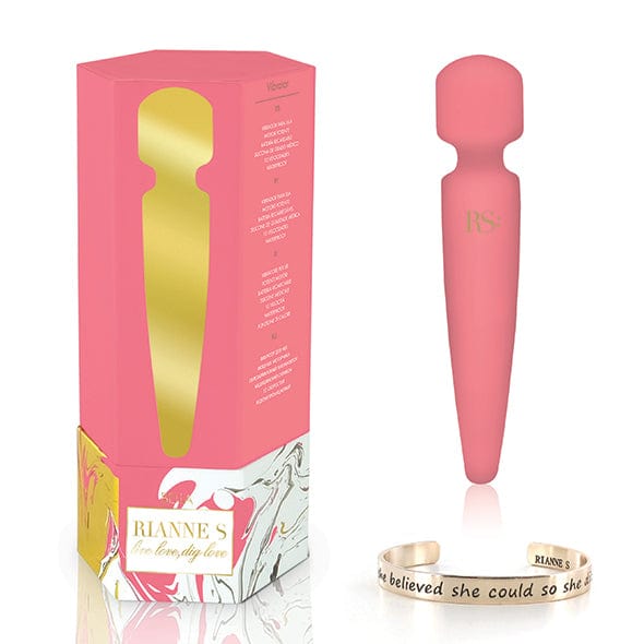 Rianne S - Essentials Bella Mini Body Wand Massager (Coral) - Wand Massagers (Vibration) Rechargeable Durio.sg