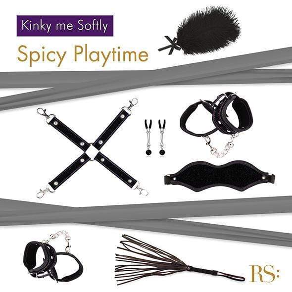 Rianne S - Kinky Me Softly BDSM Set (Black) - BDSM Set Durio.sg