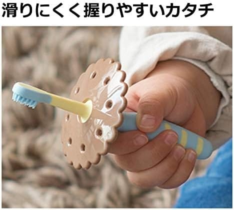 Richell - T.L.I Try Baby Toothbrush Set for Back Teeth (4 Pieces) - Baby Toothbrush Durio.sg