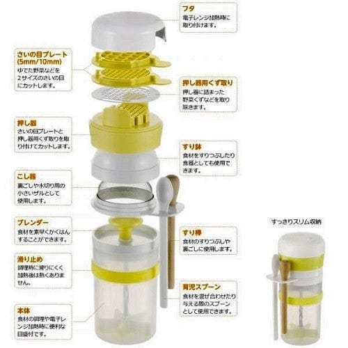 Richell - Time Saver Easy Weaning Baby Food Maker Processor Cooking Set - Baby Food Processor Durio.sg