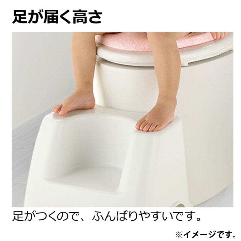 Richell - Toddler Potty Training Toilet Support Step Stool - Baby Potties Durio.sg