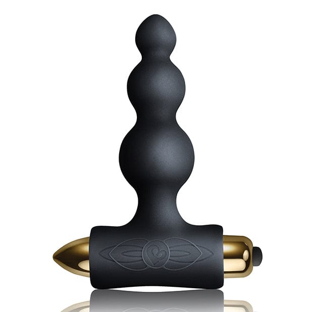 RocksOff - Dark Desires Silhouette Be Mine Anal Couple Kit (Black/Champagne Gold) - Anal Kit (Vibration) Non Rechargeable Durio.sg
