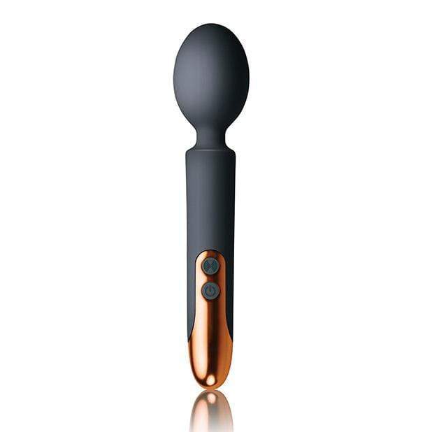 RocksOff - Oriel Rechargeable Wand Massager (Black) - Wand Massagers (Vibration) Rechargeable Durio.sg