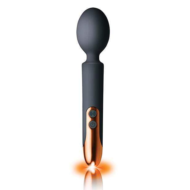 RocksOff - Oriel Rechargeable Wand Massager (Black) - Wand Massagers (Vibration) Rechargeable Durio.sg