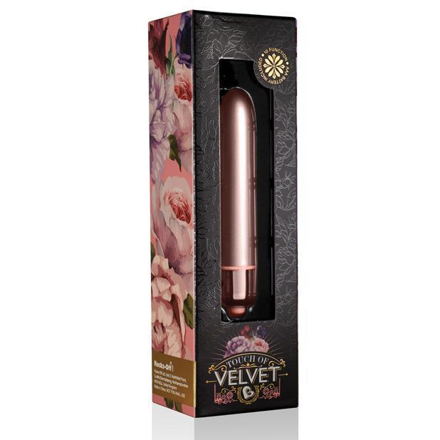 RocksOff - Touch of Velvet Bullet Vibrator (Rose Gold) - Bullet (Vibration) Non Rechargeable Durio.sg