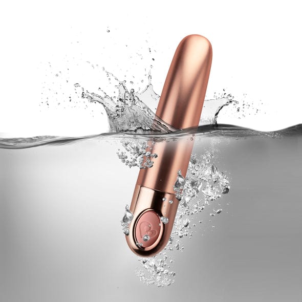 Rocksoff - Ellipse Sensual Harmony Bullet Vibrator (Metallic Dusk Pink) - Bullet (Vibration) Non Rechargeable Durio.sg