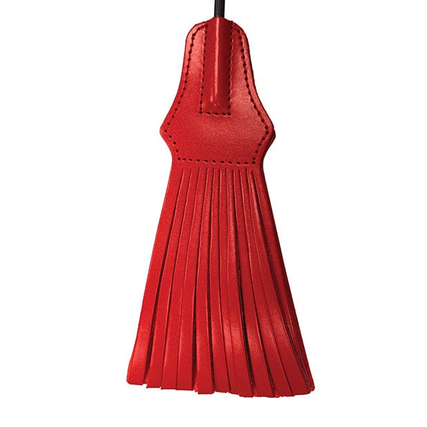 Rouge - Tasseled BDSM Riding Crop (Red) - Paddle Durio.sg