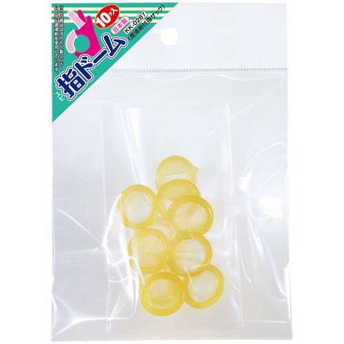 SSI Japan - Finger Sack Dome 10 pieces (Clear) - Novelties (Non Vibration) Durio.sg