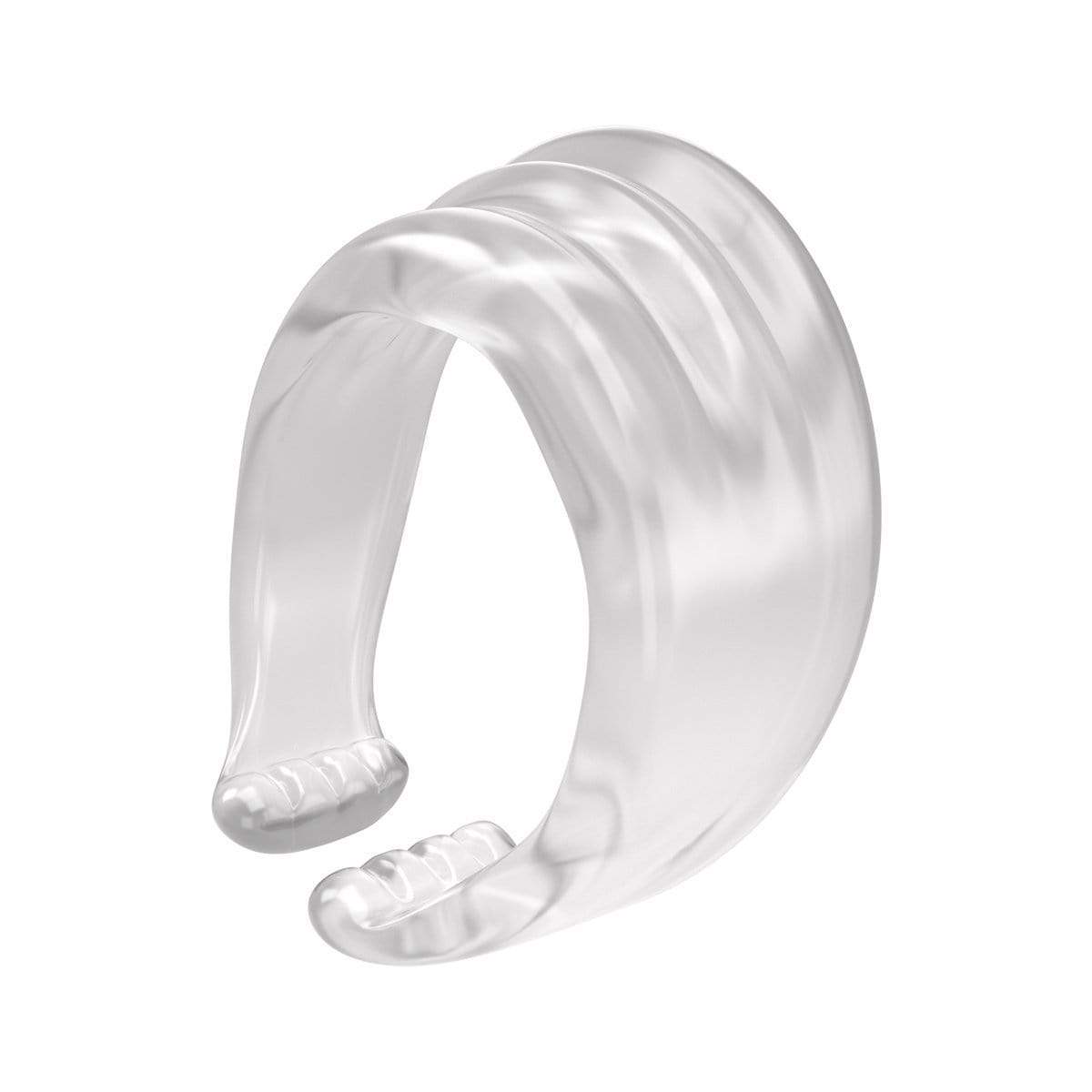 SSI Japan - My Peace Wide Soft Night Size M Correction Cock Ring (Clear) - Cock Ring (Non Vibration) Durio.sg