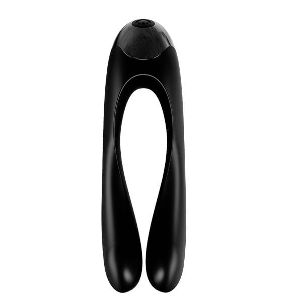 Satisfyer - Candy Cane Finger Vibrator (Black) - Clit Massager (Vibration) Rechargeable Durio.sg