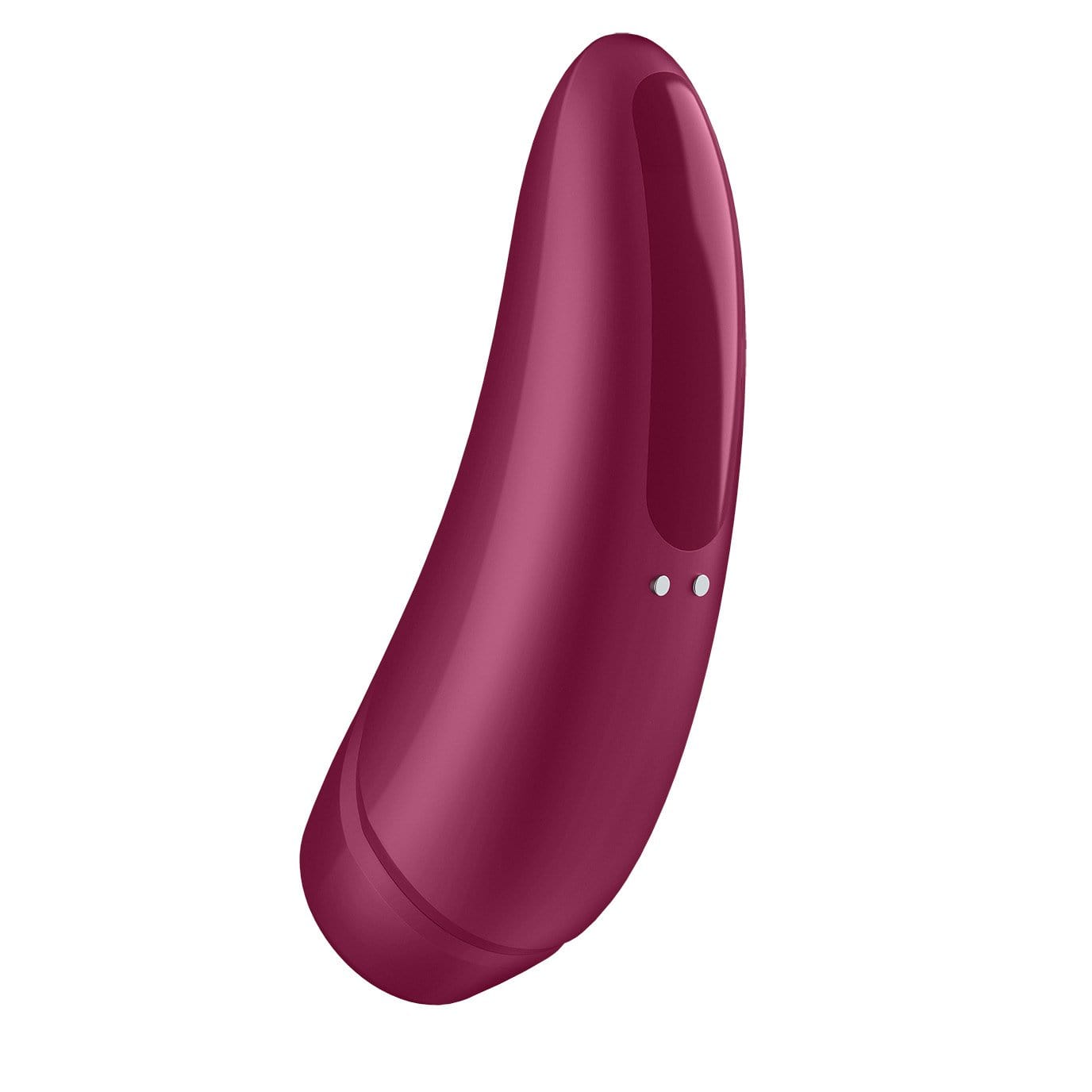 Satisfyer - Curvy 1+ App-Controlled Air Pulse Stimulator Vibrator (Rose Red) - Clit Massager (Vibration) Rechargeable Durio.sg