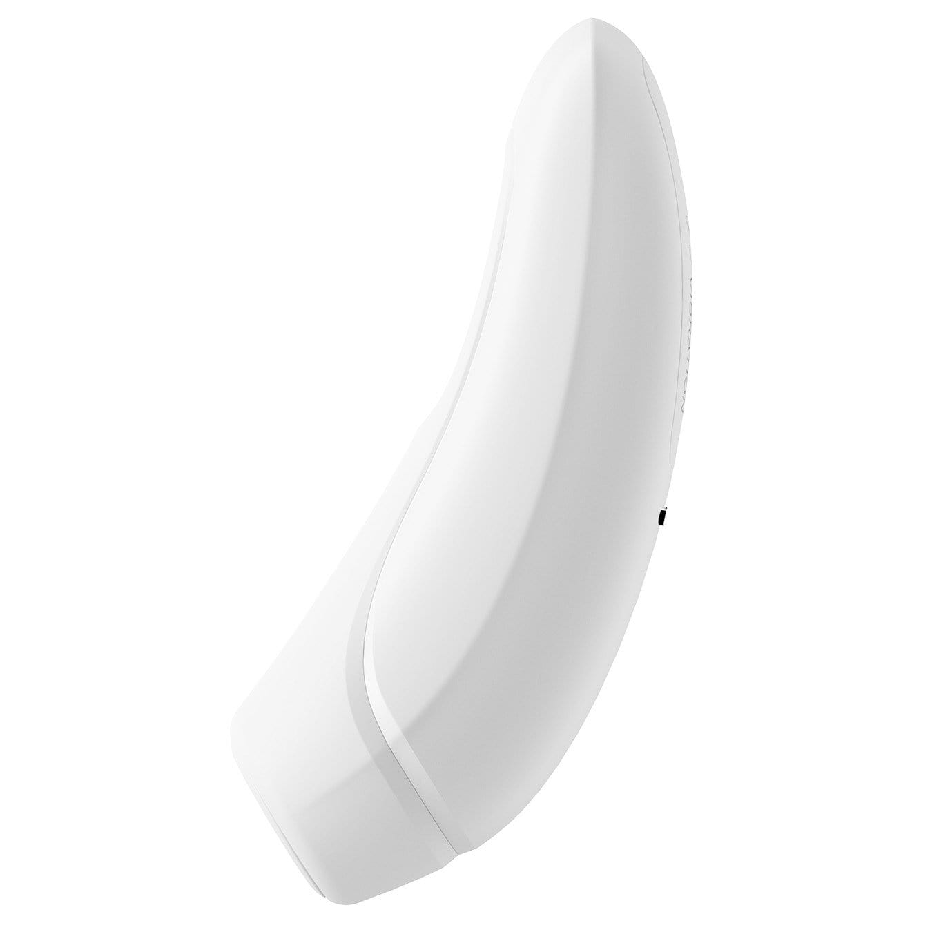 Satisfyer - Curvy 1+ App-Controlled Air Pulse Stimulator Vibrator (White) - Clit Massager (Vibration) Rechargeable Durio.sg