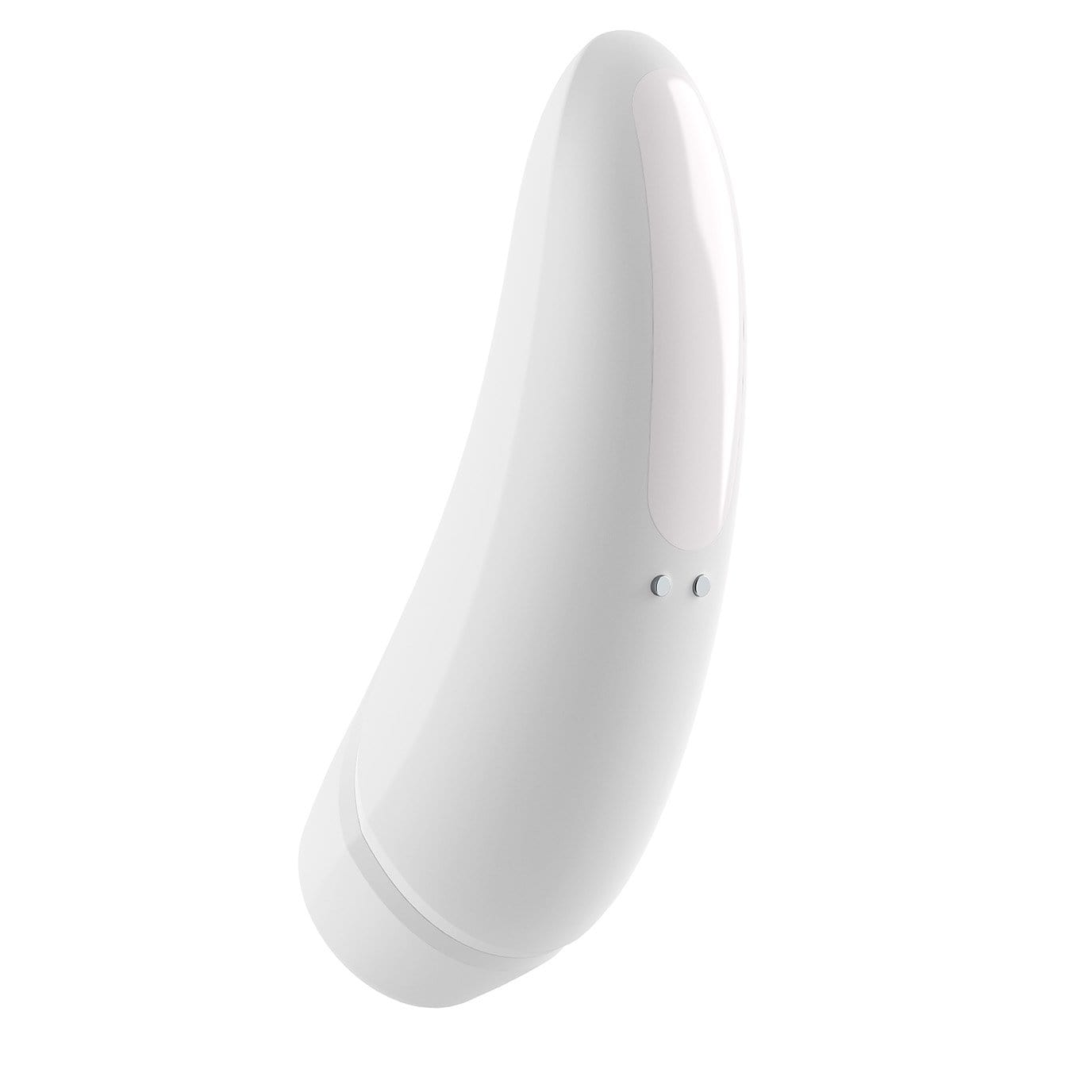 Satisfyer - Curvy 1+ App-Controlled Air Pulse Stimulator Vibrator (White) - Clit Massager (Vibration) Rechargeable Durio.sg
