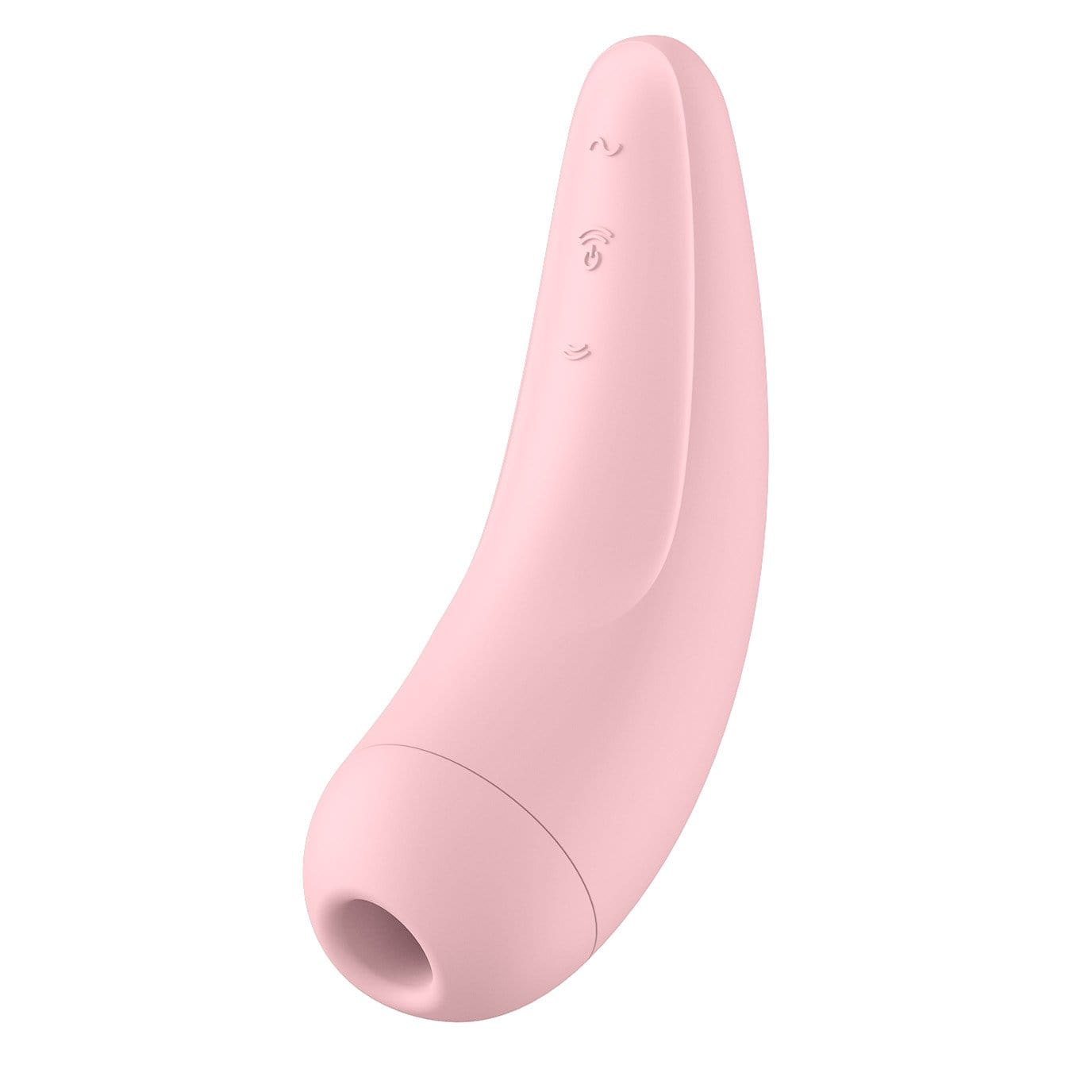 Satisfyer - Curvy 2+ App-Controlled Air Pulse Stimulator Vibrator (Pink) - Clit Massager (Vibration) Rechargeable Durio.sg
