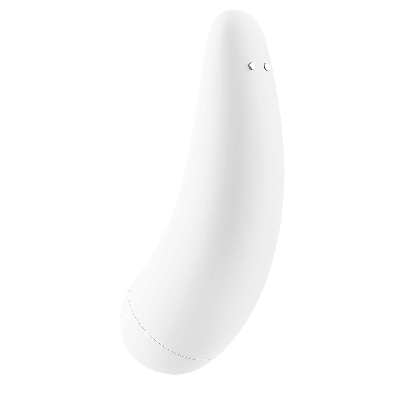 Satisfyer - Curvy 2+ App-Controlled Air Pulse Stimulator Vibrator (White) - Clit Massager (Vibration) Rechargeable Durio.sg
