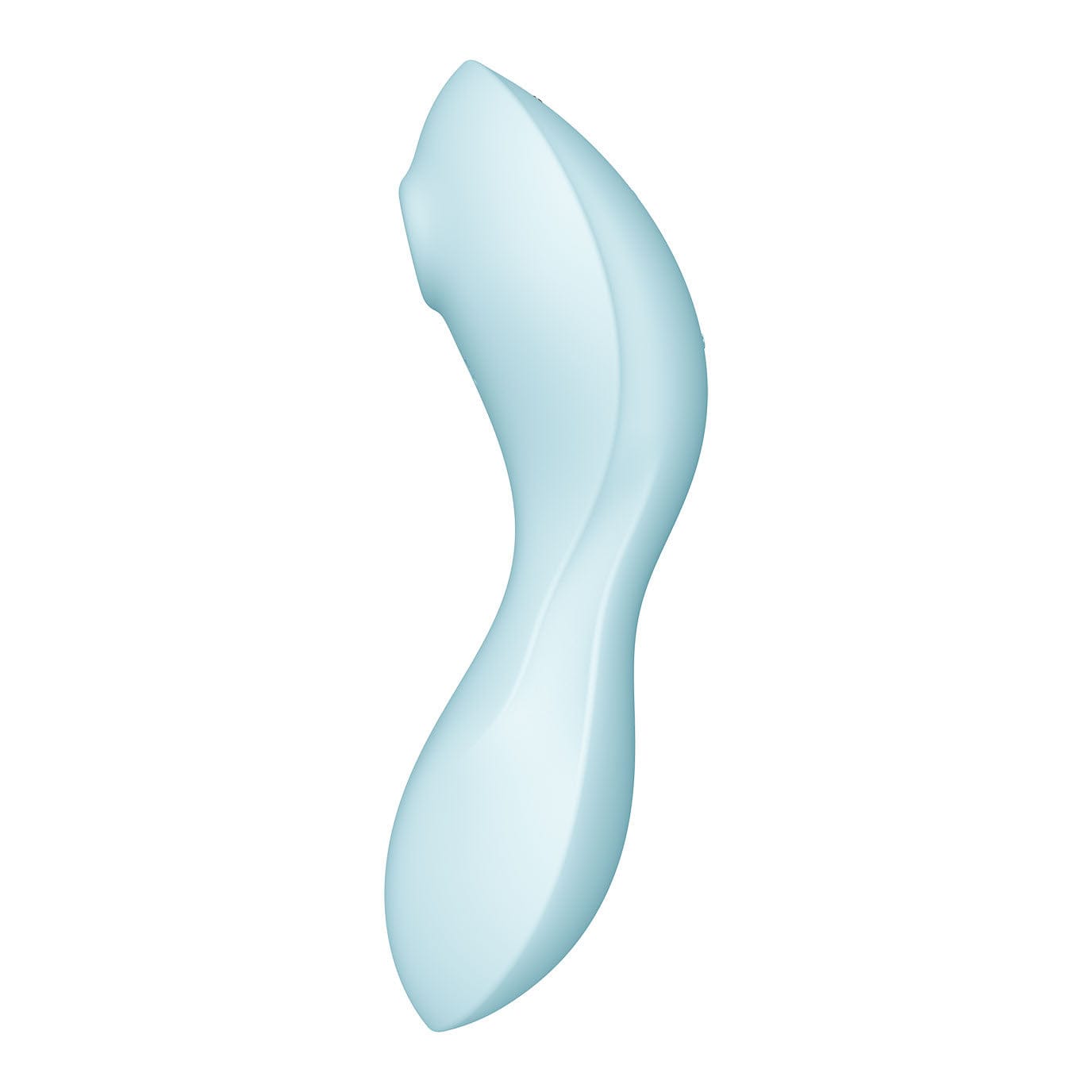 Satisfyer - Curvy App-Controlled Trinity 5 Clitoral Air Stimulator Vibrator (Light Blue) - Clit Massager (Vibration) Rechargeable Durio.sg