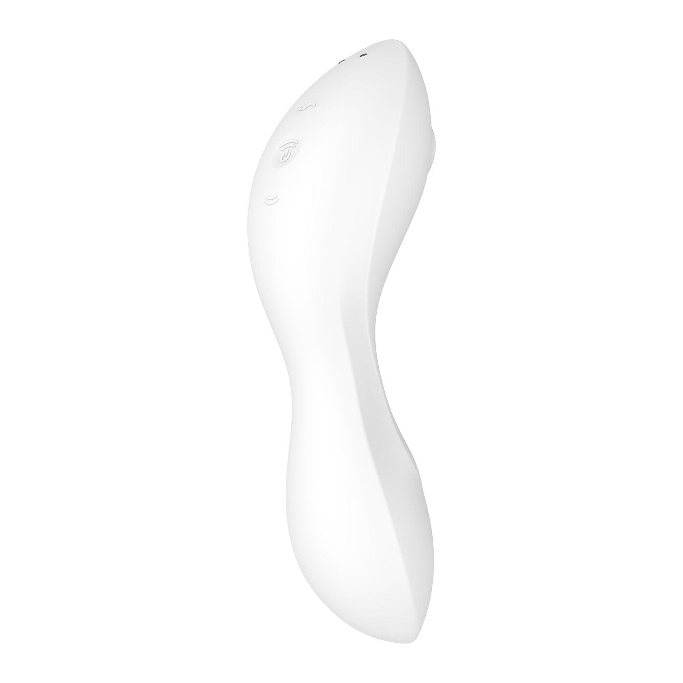 Satisfyer - Curvy App-Controlled Trinity 5 Clitoral Air Stimulator Vibrator (White) - Clit Massager (Vibration) Rechargeable Durio.sg