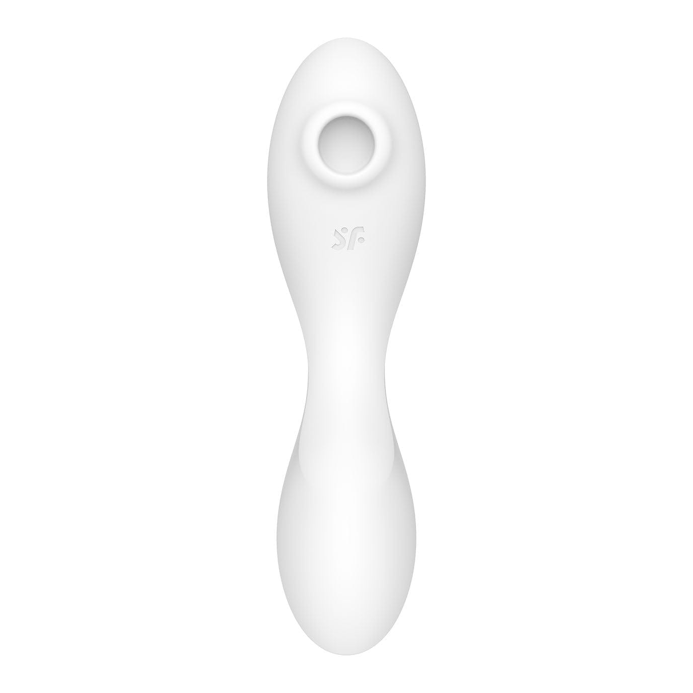 Satisfyer - Curvy App-Controlled Trinity 5 Clitoral Air Stimulator Vibrator (White) - Clit Massager (Vibration) Rechargeable Durio.sg