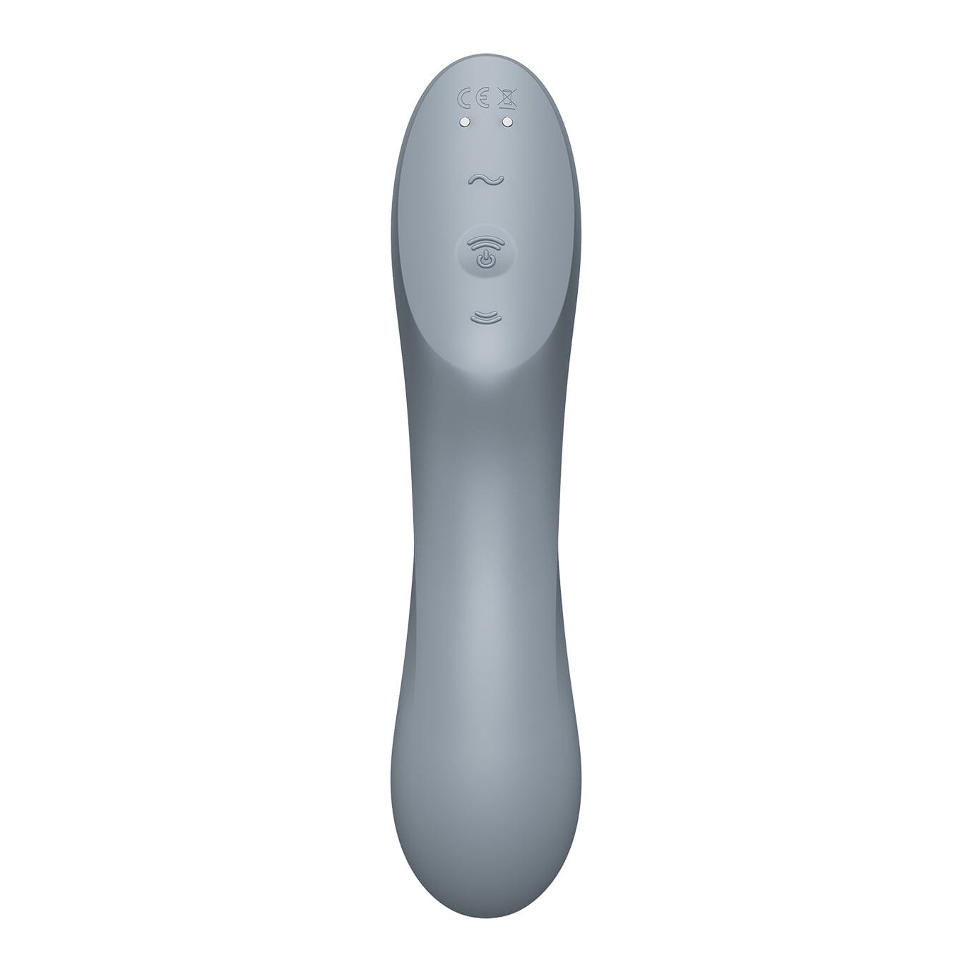 Satisfyer - Curvy Trinity 3 Insertable G-Spot Clitoral Air Stimulator Vibrator (Grey) - G Spot Dildo (Vibration) Rechargeable Durio.sg