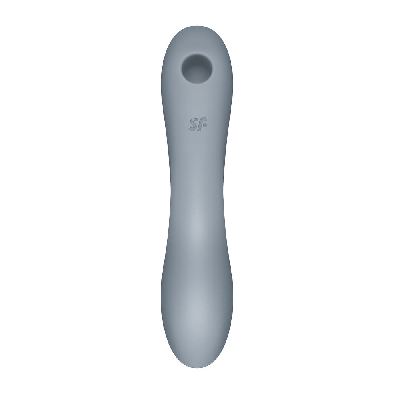 Satisfyer - Curvy Trinity 3 Insertable G-Spot Clitoral Air Stimulator Vibrator (Grey) - G Spot Dildo (Vibration) Rechargeable Durio.sg