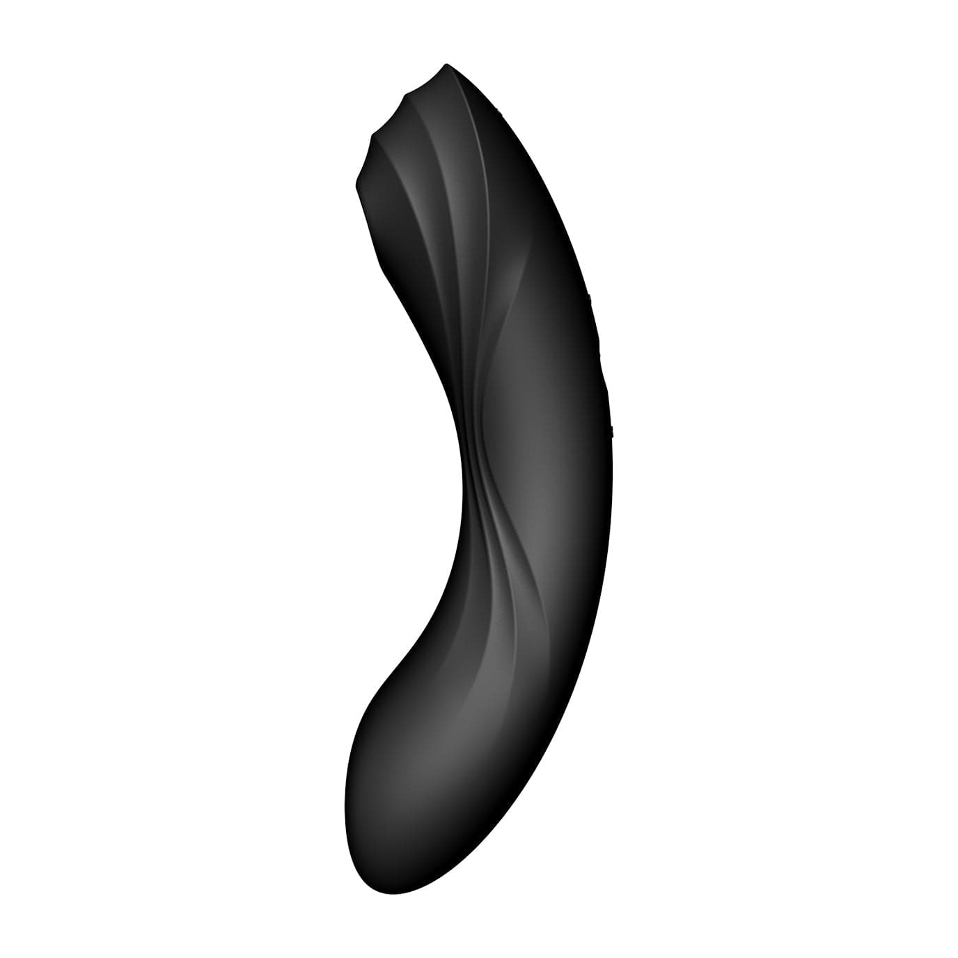 Satisfyer - Curvy Trinity 4 Insertable G-Spot Clitoral Air Stimulator Vibrator (Black) - G Spot Dildo (Vibration) Rechargeable Durio.sg