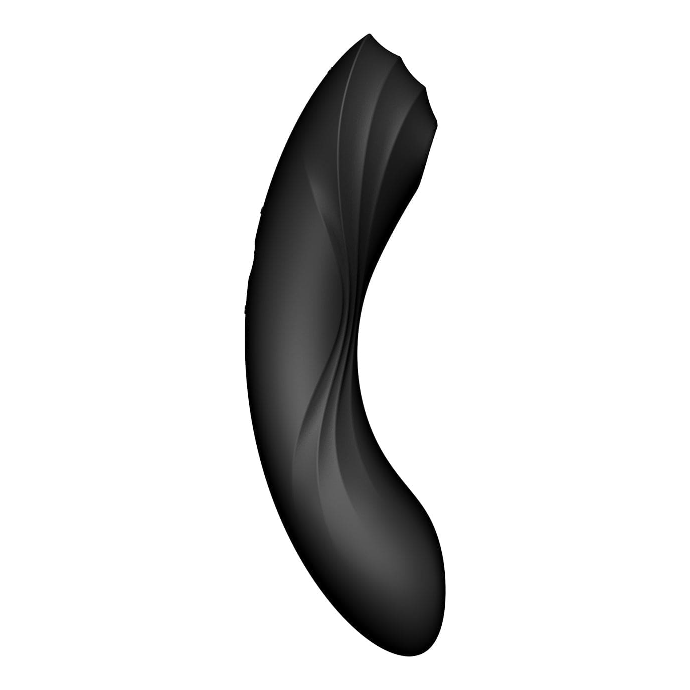 Satisfyer - Curvy Trinity 4 Insertable G-Spot Clitoral Air Stimulator Vibrator (Black) - G Spot Dildo (Vibration) Rechargeable Durio.sg