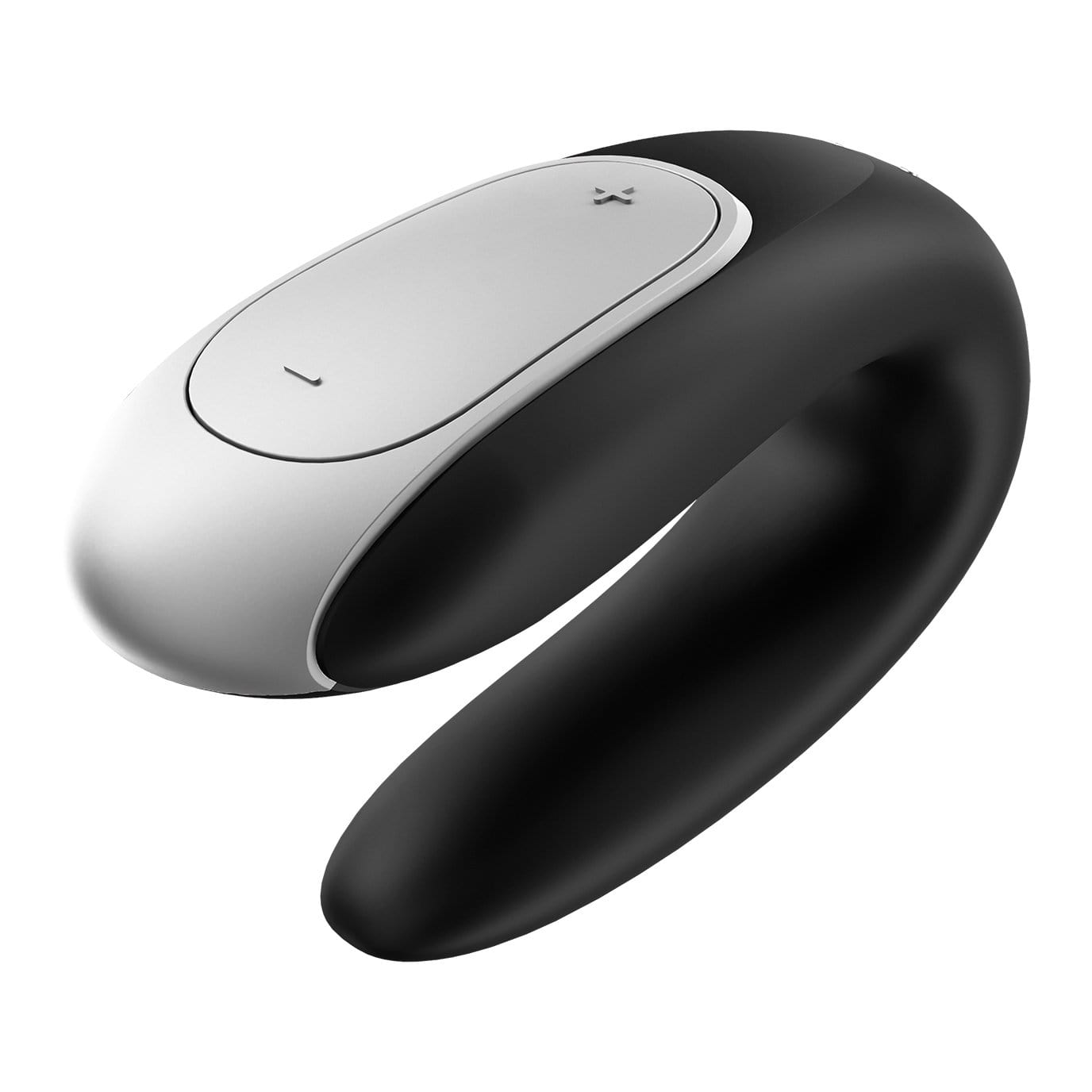 Satisfyer - Double Fun App-Controlled Couple's Vibrator with Remote Control (Black) - Remote Control Couple's Massager (Vibration) Rechargeable Durio.sg