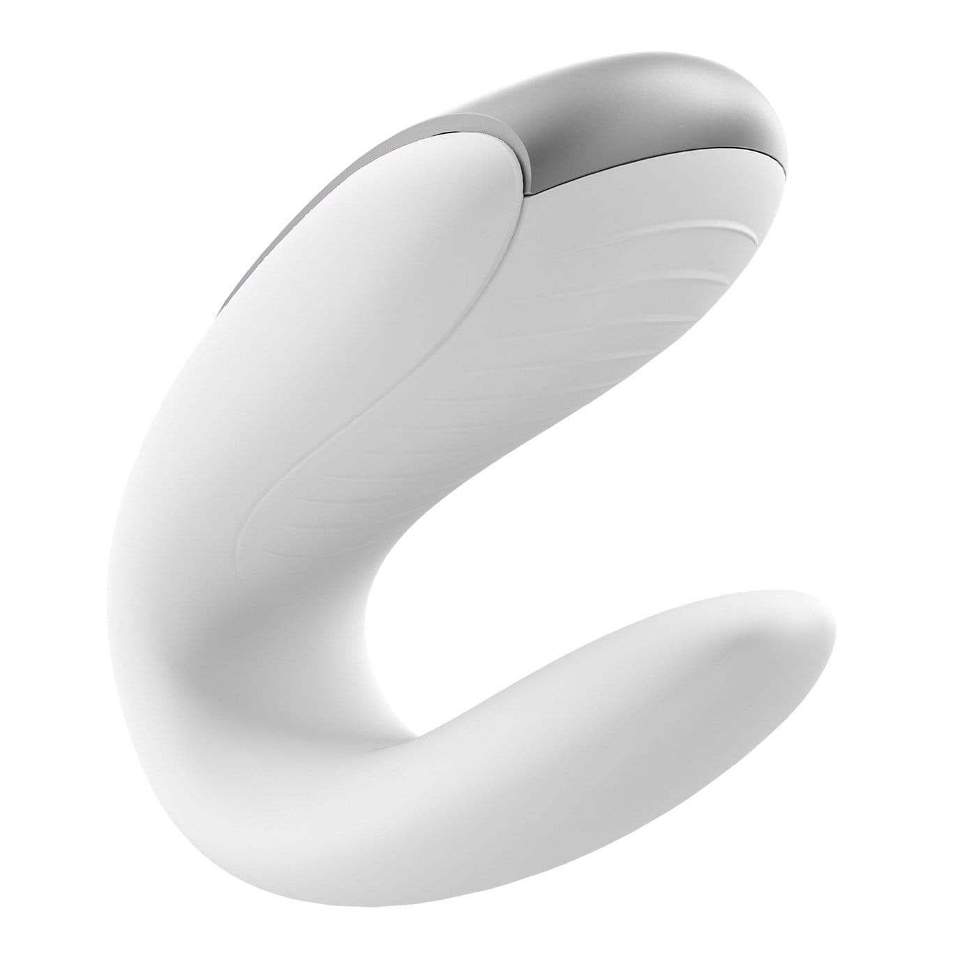 Satisfyer - Double Fun App-Controlled Couple's Vibrator with Remote Control (White) - Remote Control Couple's Massager (Vibration) Rechargeable Durio.sg