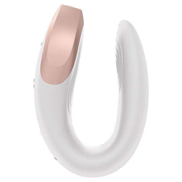 Satisfyer - Double Love App-Controlled Couple's Vibrator with Remote Control (White) - Remote Control Couple's Massager (Vibration) Rechargeable Durio.sg