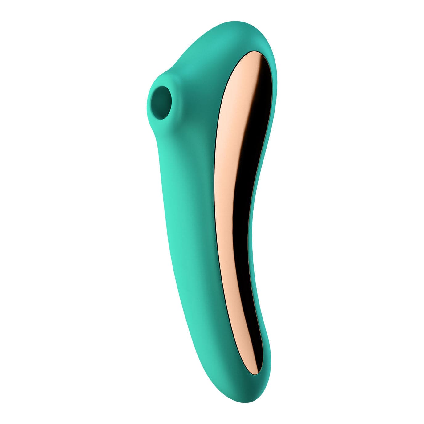 Satisfyer - Dual Kiss Insertable Air Pulse Vibrator Clitoral Air Stimulator (Green) - Clit Massager (Vibration) Rechargeable Durio.sg