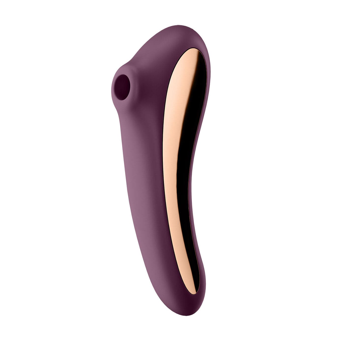 Satisfyer - Dual Kiss Insertable Air Pulse Vibrator Clitoral Air Stimulator (Purple) - Clit Massager (Vibration) Rechargeable Durio.sg