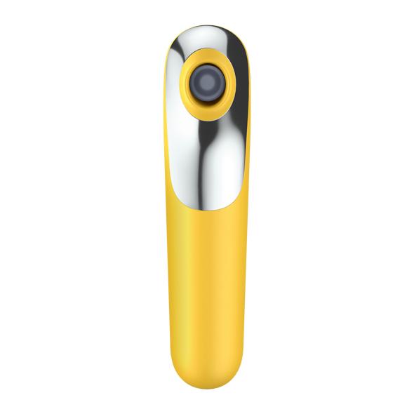 Satisfyer - Dual Love App-Controlled Clitoral Air Stimulator Vibrator (Yellow) - Clit Massager (Vibration) Rechargeable Durio.sg