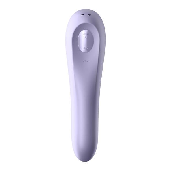 Satisfyer - Dual Pleasure App-Controlled Clitoral Air Stimulator Vibrator (Mauve) - Clit Massager (Vibration) Rechargeable Durio.sg