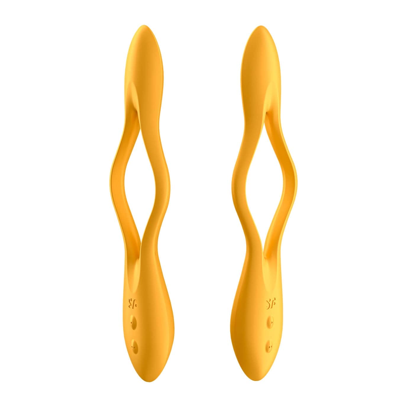 Satisfyer - Elastic Joy Flexible Multi Vibrator (Dark Yellow) - G Spot Dildo (Vibration) Rechargeable Durio.sg
