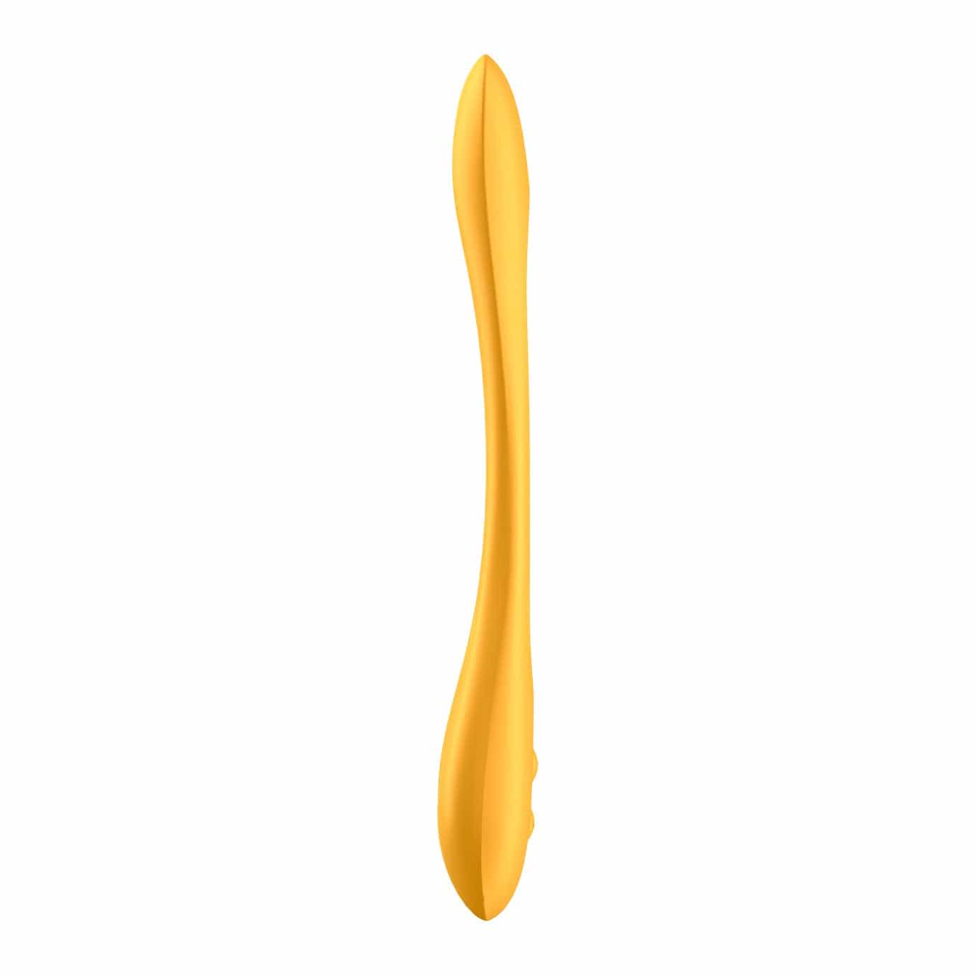 Satisfyer - Elastic Joy Flexible Multi Vibrator (Dark Yellow) - G Spot Dildo (Vibration) Rechargeable Durio.sg