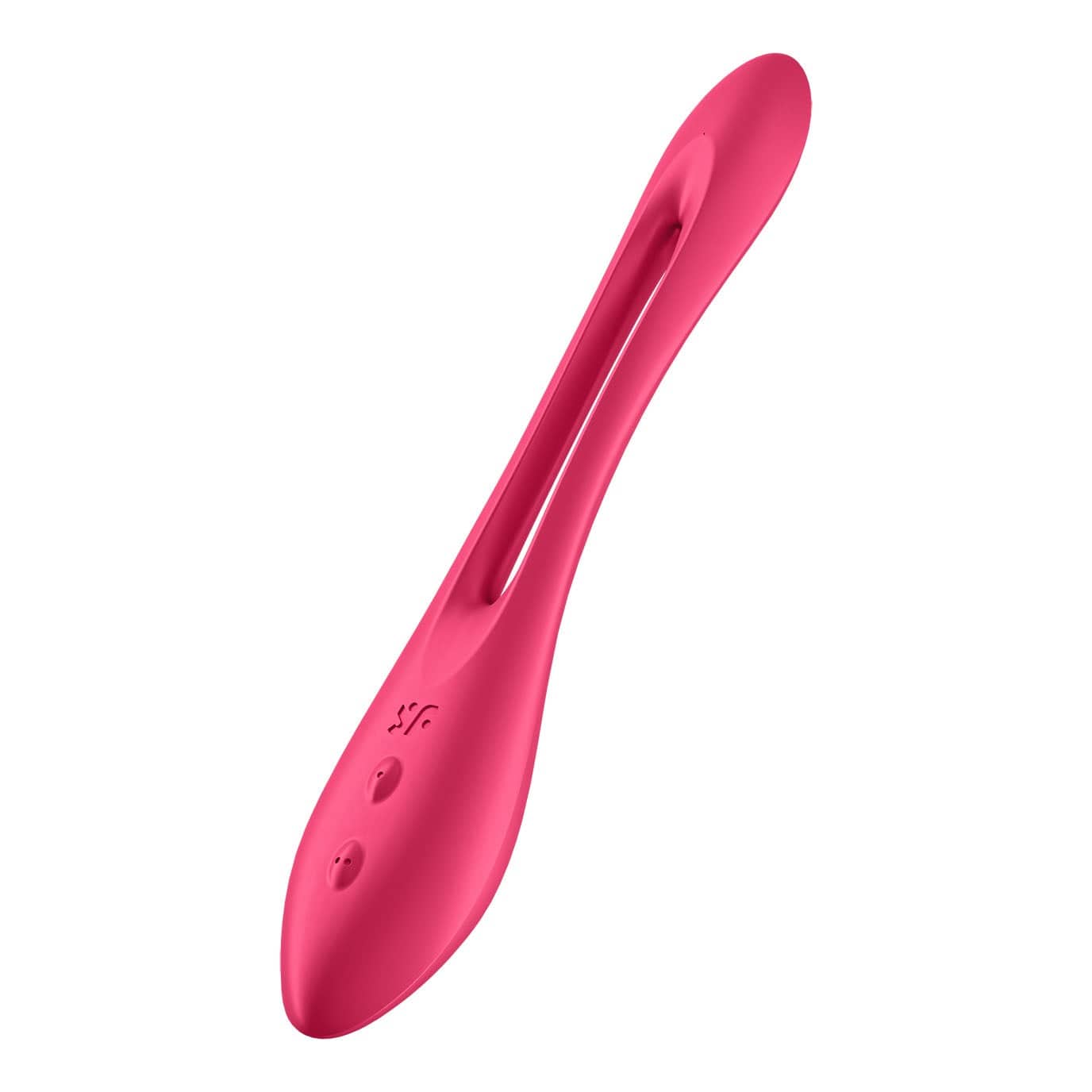 Satisfyer - Elastic Joy Flexible Multi Vibrator (Red) - G Spot Dildo (Vibration) Rechargeable Durio.sg