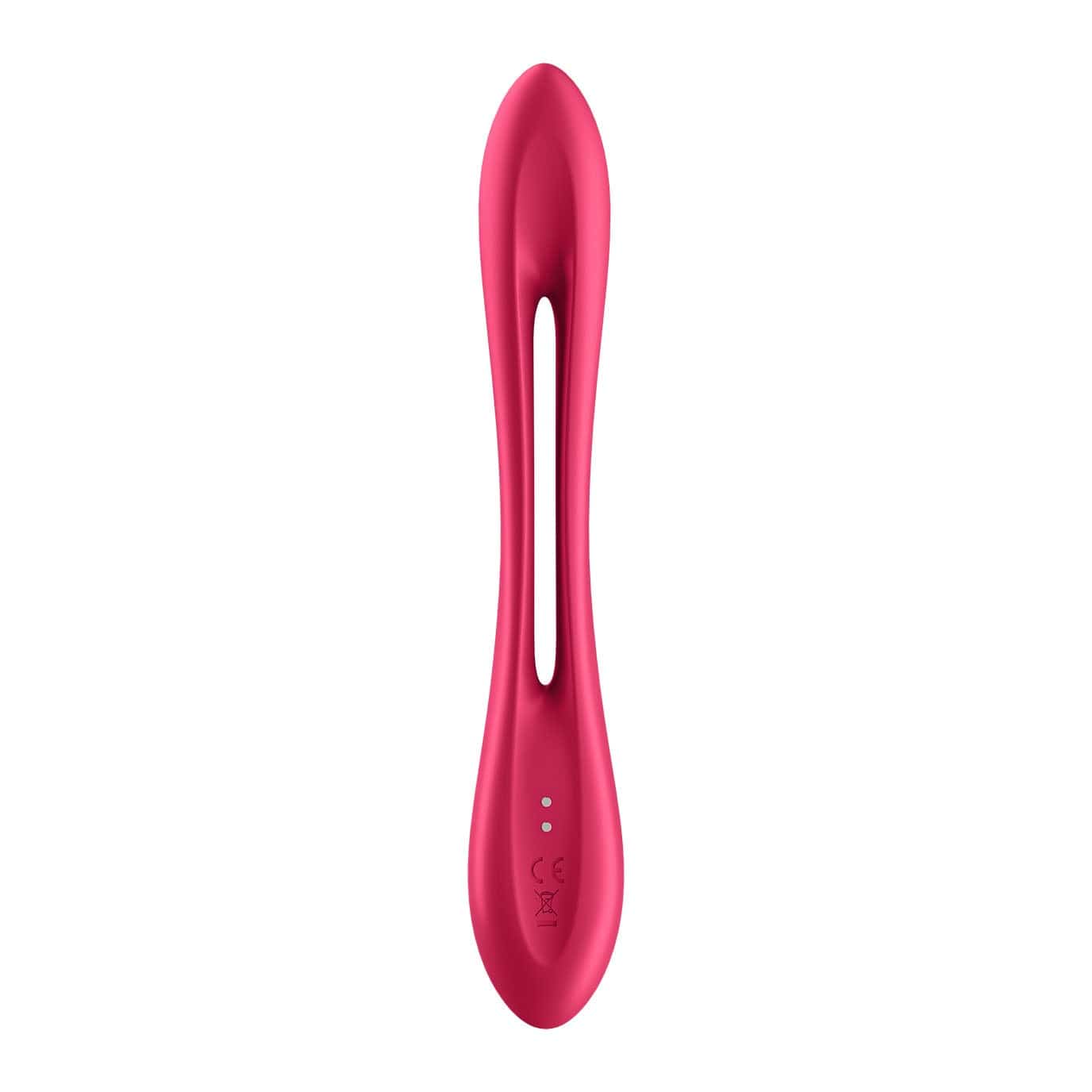 Satisfyer - Elastic Joy Flexible Multi Vibrator (Red) - G Spot Dildo (Vibration) Rechargeable Durio.sg