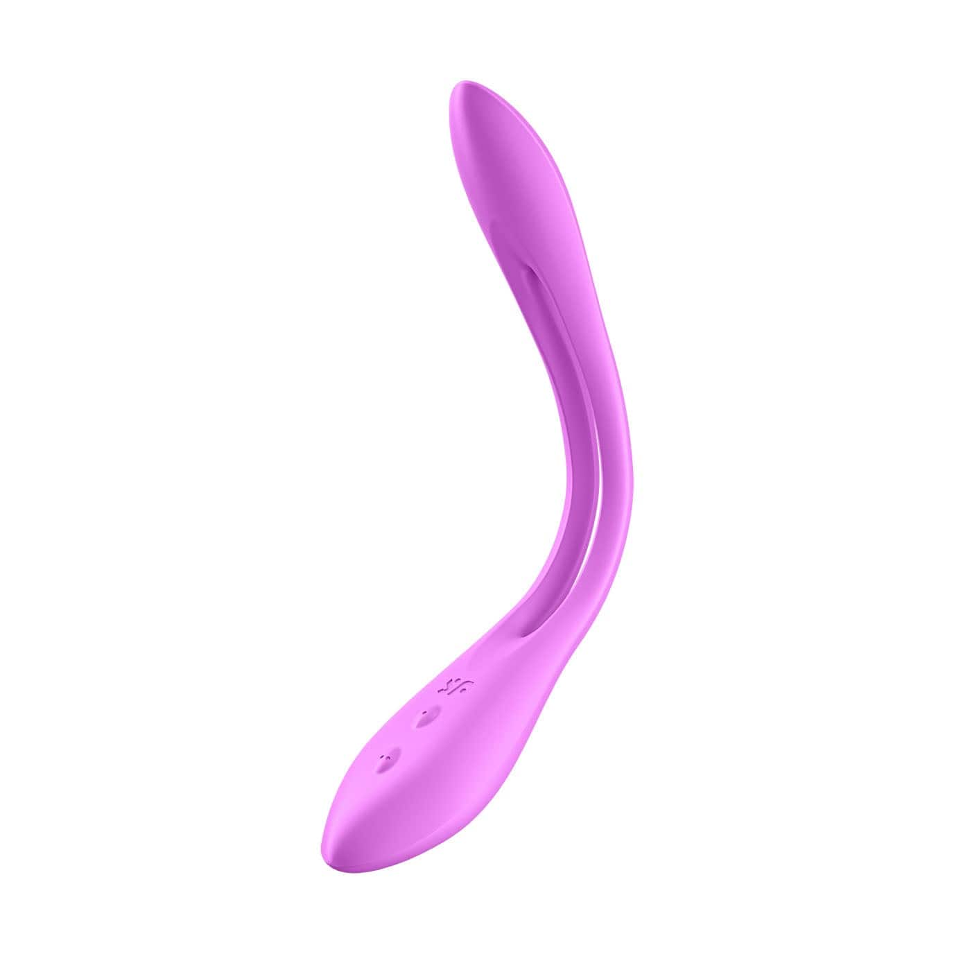 Satisfyer - Elastic Joy Flexible Multi Vibrator (Violet) - G Spot Dildo (Vibration) Rechargeable Durio.sg