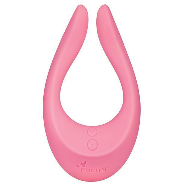 Satisfyer - Endless Joy Partner Multifun 2 Couples Vibrator (Pink) - Couple's Massager (Vibration) Rechargeable Durio.sg