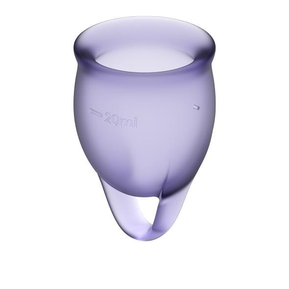 Satisfyer - Feel Confident Menstrual Cup Set (Lilac) - Menstrual Cup Durio.sg