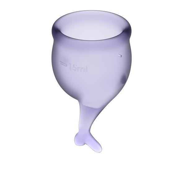 Satisfyer - Feel Secure Menstrual Cup Set (Lilac) - Menstrual Cup Durio.sg