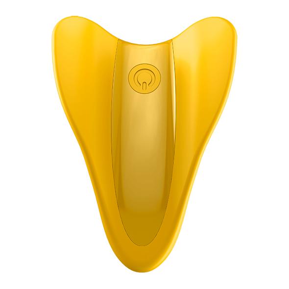 Satisfyer - High Fly Finger Vibrator (Yellow) - Clit Massager (Vibration) Rechargeable Durio.sg