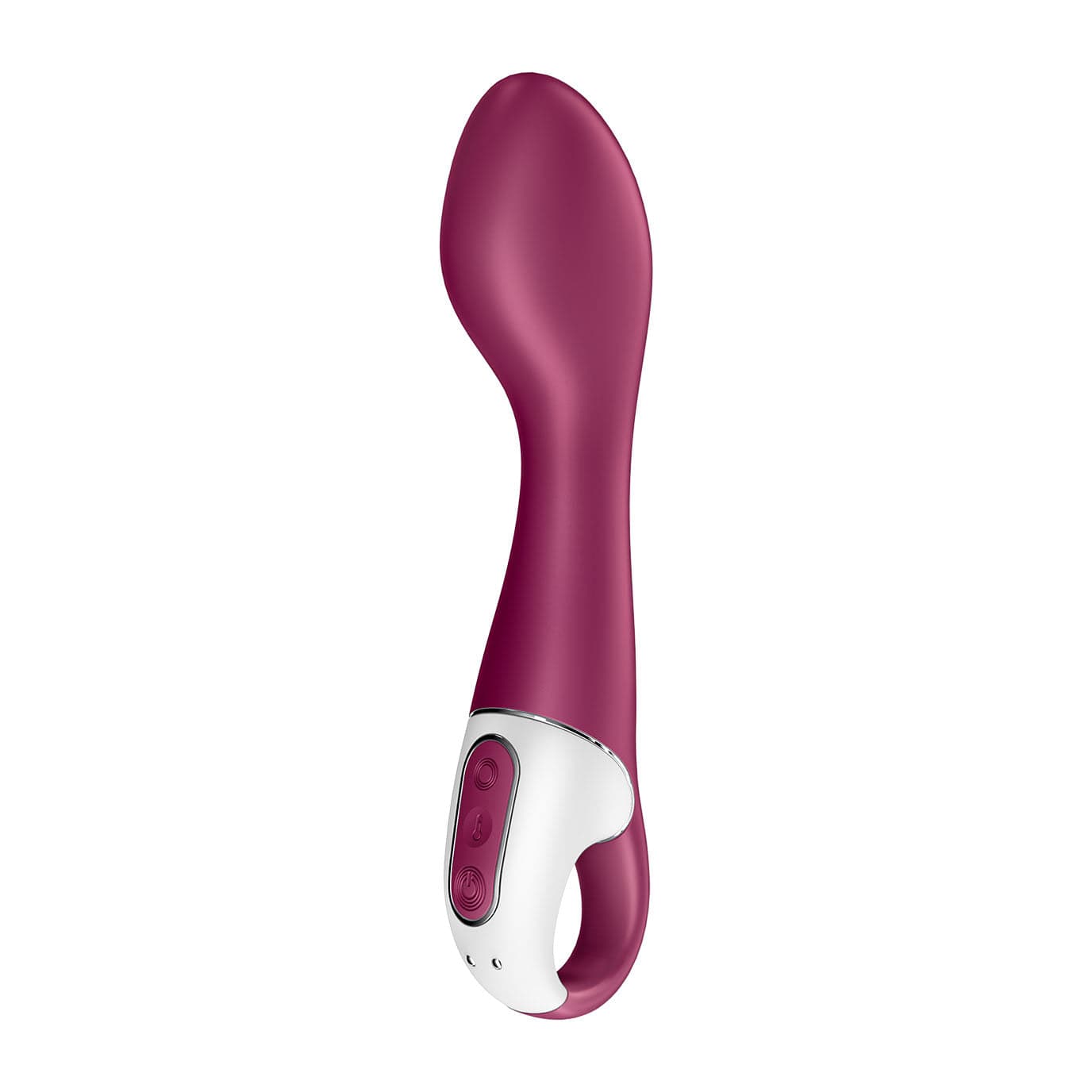 Satisfyer - Hot Spot Heated G Spot Vibrator (Pink) - G Spot Dildo (Vibration) Rechargeable Durio.sg