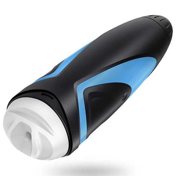 Satisfyer - Men Masturbator (Black) - Masturbator Soft Stroker (Vibration) Rechargeable Durio.sg