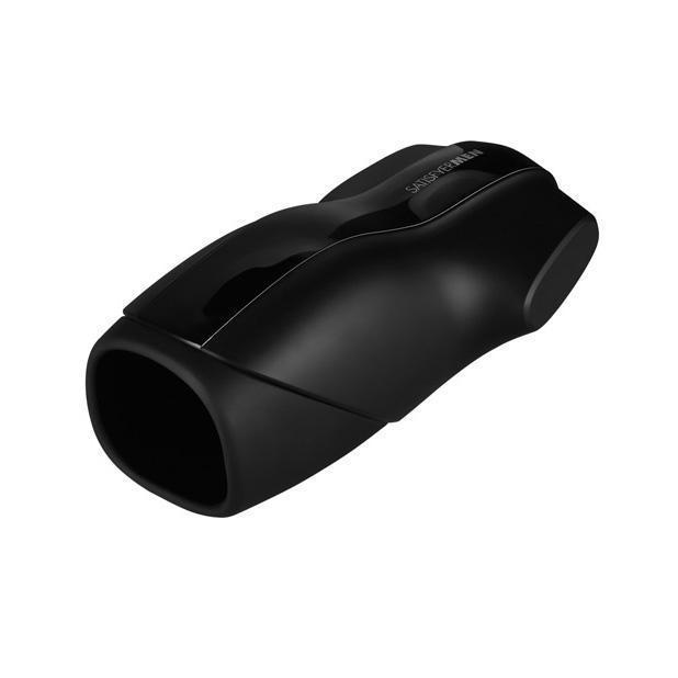 Satisfyer - Men Vibration Rechargeable Masturbator (Black) - Masturbator (Hands Free) Rechargeable Durio.sg