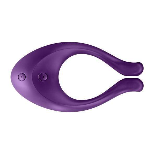 Satisfyer - Partner Multifun 1 Couples Vibrator (Purple) - Couple's Massager (Vibration) Rechargeable Durio.sg